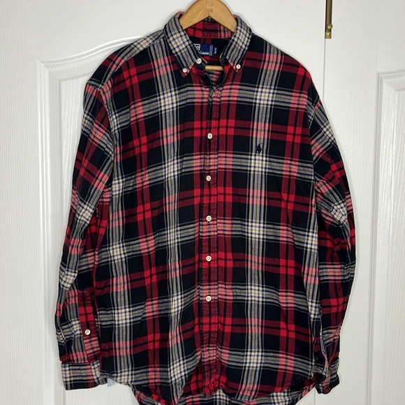 POLO Ralph Lauren Flannel Plaid Shirt - Picture 2 of 5